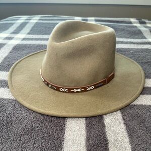 Stetson Santa Fe 100% Wool Crushable Hat Size Large